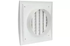 Grille murale réglable 190 x 190 diamètre : 125 blanc - ND12R