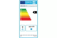 Orcon MVS-15RH CO2B 550 m³/h + sonde d'humidité + sonde de contrôle du CO2 - fiche de sécurité