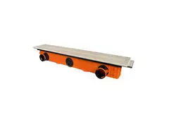Diffuseur à fente sans cadre Ergovent 1050 mm avec diamètre de raccordement 75 mm - modulaire - 1 fente
