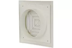 Grille de plafond carrée 190 x 190 mm diamètre : 125 blanc - ND12G
