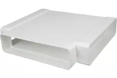 Pièce en T rectangulaire en plastique 220x90mm - KT29