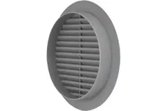 Grille à ailettes diamètre : 150 mm gris - VR150P