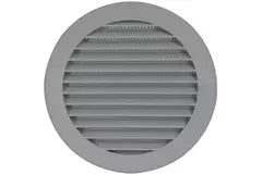 Grille à ailettes diamètre : 100 mm gris - VR100P