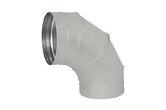 Coude spiralé rond 90° Ø 315 mm pour conduit rigide galvanisé - sur mesure RAL7035