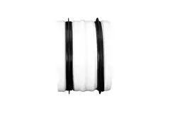 Connecteur à 90 degrés blanc diamètre 125 mm métal - RAL 9010