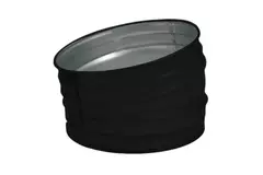 Coude rond spiralé 15° Ø 150 mm  - sur mesure RAL9005