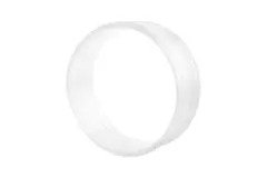 Coupleur mâle spiralé SAFE Ø 160 mm pour conduits rigides galvanisés - sur mesure RAL9010