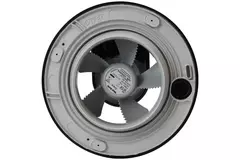 Ventilateur de salle de bains Svara avec minuterie, capteur d'humidité et de lumière, 100-125 mm (contrôlé par application) NOIR