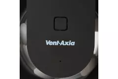 Ventilateur de salle de bains Svara avec minuterie, capteur d'humidité et de lumière, 100-125 mm (contrôlé par application) NOIR