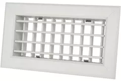 Grille à lames réglables Vent-Axia Uniflexplus 200x100 pour diffuseur mural