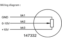 Potentiomètre Ruck 10 kO - MTP 40