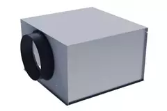 Diffuseur de plafond réglable et perforé pour soufflage 594x594 - raccordement latéral plénum isolé Ø 125 mm