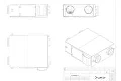 Récupérateur de chaleur Orcon 800 EC-E - 800m³/h