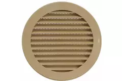 Grille à ailettes diamètre 125 mm beige - VR125Y
