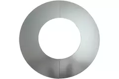 Rosette de finition Ø 80 mm galvanisée Sendz. (2 parties)