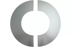 Rosette de finition Ø 200 mm galvanisée Sendz. (2 parties)
