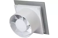 Vmc salle de bain Ø 125 mm avec minuterie et capteur d'humidité - front en verre satin doré