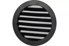 Grille extérieure aluminium diamètre 80 - NOIR