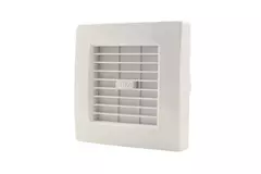 Europlast vmc salle de bain Ø 100 mm Blanc avec clapet à fermeture automatique - de luxe X100Z