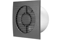 VMC salle de bain Ø100 mm Anthracite avec minuterie et capteurs d'humidité - standaard EE100HTA