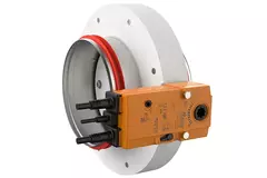 Clapet coupe-feu rond compact 100 mm servomoteur 24V - E-FDC DD M24 D100