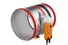 Clapet coupe-feu rond 100 mm servomoteur 24V - E-FDC25 D100 M24 S