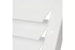 Grille mur extérieur 300 m x 100 mm BLANC