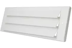 Grille mur extérieur 300 m x 100 mm BLANC