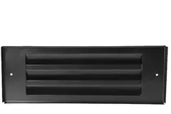 Grille murale extérieure montée en saillie 300mm x 100mm NOIR