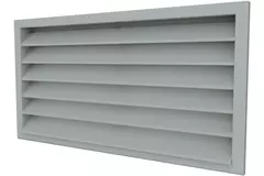Grille murale extérieure en acier galvanisé 1000x400