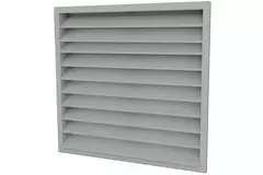 Grille murale extérieure en acier galvanisé 500x500
