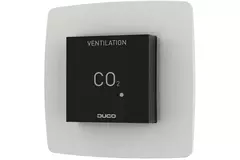Sonde d'ambiance Duco CO2 sans commande RF/câblée noir