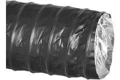 Tuyau de ventilation Combidec en aluminium avec couche extérieure en polyester NOIR Ø 200 mm (10 mètres)