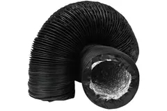 Tuyau de ventilation Combidec en aluminium avec couche extérieure en polyester NOIR Ø 200 mm (10 mètres)