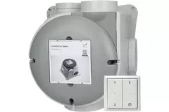 Kit Zehnder ComfoFan Silent 460 m³/h + commande RFZ - prise avec mise à la terre