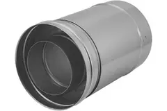 Raccord concentrique de 100 - 150 mm de diamètre I316/I304 (D0,5/D0,5) ( caoutchouc d'étanchéité pour conduit interne)
