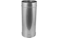 Conduit concentrique de 100 - 150 mm de diamètre L1000 I316/I304 (D0,5/D0,5) (avec caoutchouc d'étanchéité pour conduit interne)