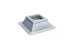 Itho Daalderop rebord de toiture pointure du pied 2 RAL 9010 - DMP 526