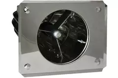 Tourelle de ventilation alimentée par le vent Cowl Oblong 150 mm en acier inoxydable avec solin de toit incluse - 325m3/h
