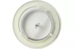 Bouche d'extraction métal Ø 200 mm RAL 9010 avec clips à ressorts - DVSC200