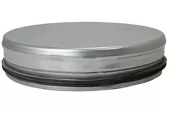 Couvercle spiralé Ø 160 mm pour conduit rigide galvanisé - Galvanisé