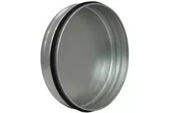Couvercle spiralé Ø 160 mm pour conduit rigide galvanisé - Galvanisé