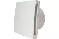 Vmc salle de bain Ø 150 mm blanc avec minuterie et capteur d'humidité - Design EET150HT