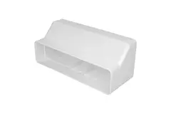 Réducteur rectangulaire en plastique - 220x90 mm à 220x55 mm - KS29-25