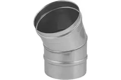 Tube de poêle en acier inoxydable à simple paroi coudé à 30° - Ø 500 mm