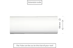 Europlast aérateur double flux 100 mm avec cordon de tirage et fiche
