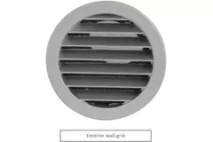 Gaine murale exérieure isolée pour aération naturelle Ø100 mm SPK2-100