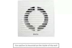 Europlast aérateur double flux 150 mm avec cordon de tirage et fiche
