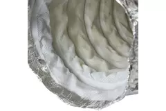 Silencieux flexible non tissé avec connexion diamètre 150 mm longueur 500 mm