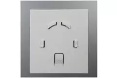 Vmc salle de bain Ø 125 mm avec minuterie et capteur d'humidité - front en verre satin doré